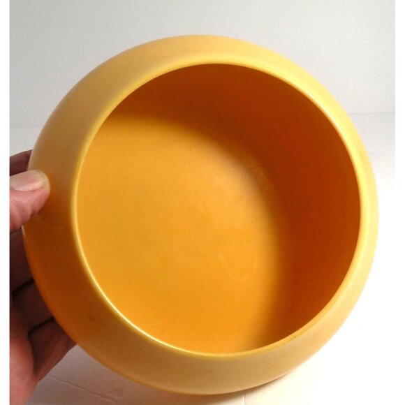 Vintage Yellow Celluloid Vanity Powder Jar/Trinket Box W/ Monogrammed Lid *Rare* - Picture 4 of 8